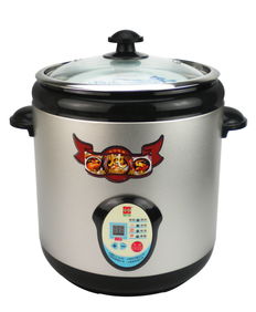 德信 銀色全國聯保電腦式電燉鍋 品質廚具，智能煲燉之選